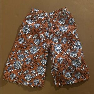 Floral Brown Kids Bottoms